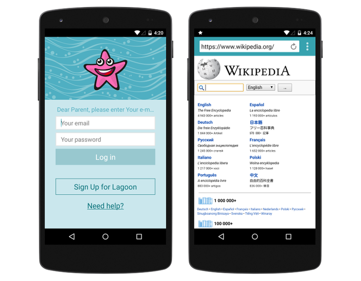 Custom browser for Android and iOS