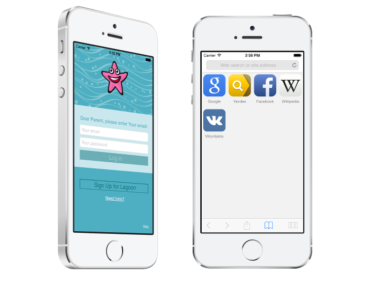 Custom browser for Android and iOS